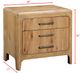 Crown Mark Westcott Cerused Natural Nightstand-2