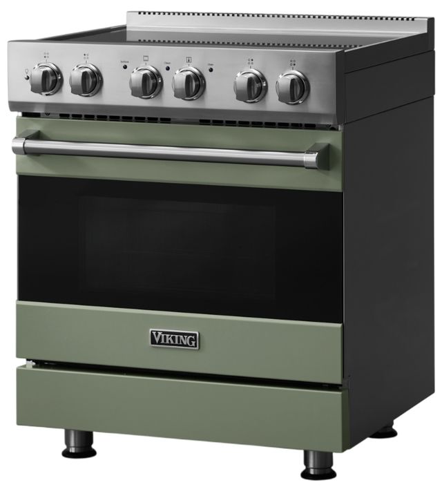 Viking® 3 Series 30" Eucalyptus Pro Style Induction Range-2