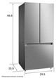 Crosley® 30 in. 18.4 Cu. Ft. Stainless Steel French Door Refrigerator-4