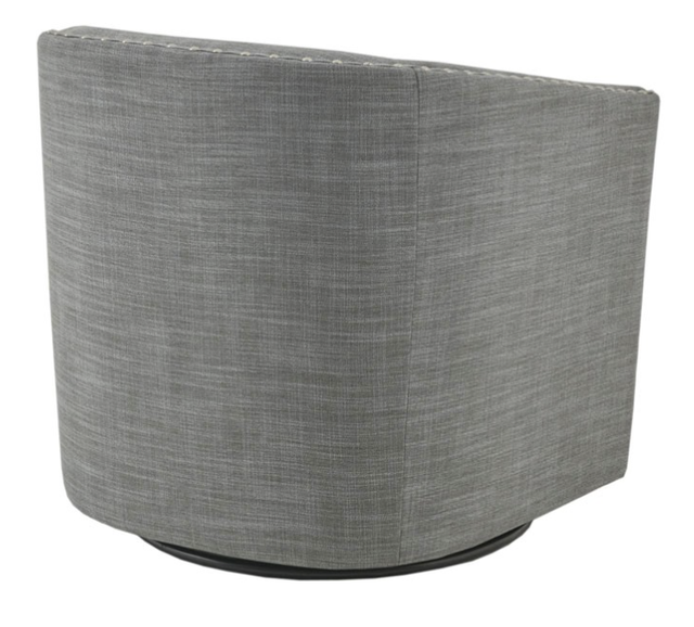 Olliix by Madison Park Grey Tyler Swivel Chair-1