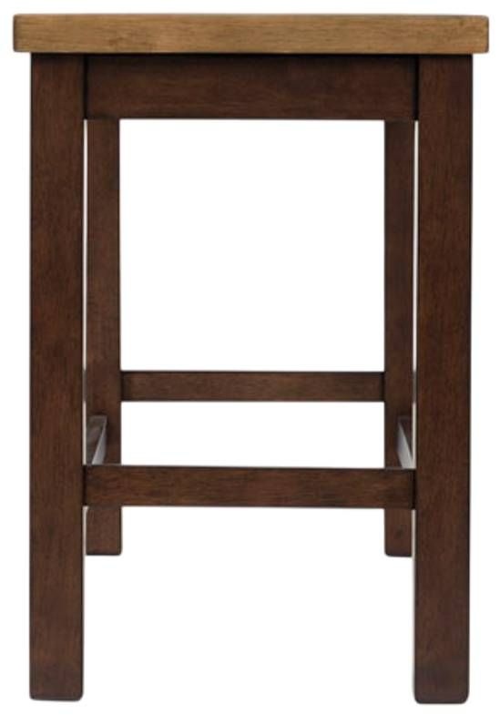 Signature Design by Ashley® Rylandeen Dark Brown/Light Brown Double Counter Bench-3