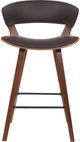Armen Living Jagger Brown/Walnut Counter Stool-3