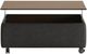Luonto Furniture Functional Walnut Coffee Table with Oliver Base-3