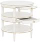 Fairfield® Camille Linen Round End Table-5