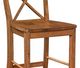 John Thomas Furniture® Dining Essentials Bourbon Oak X-Back Counter Stool-1