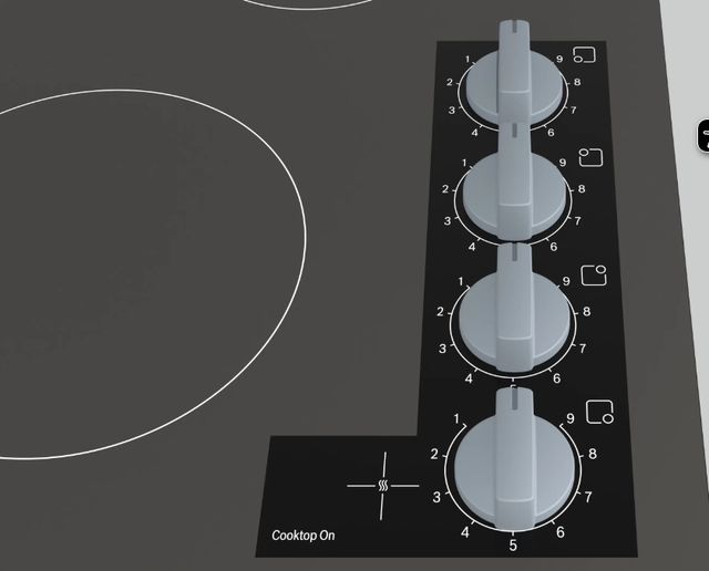 Bosch® 500 Series 24" Black Electric Cooktop without Frame-1