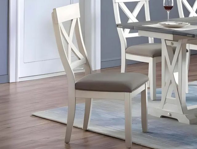 Cottage Creek Furniture Bar Harbor Light Cream Dining Chair-3