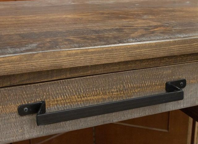 International Furniture Direct Loft Brown/Gray Desk-3