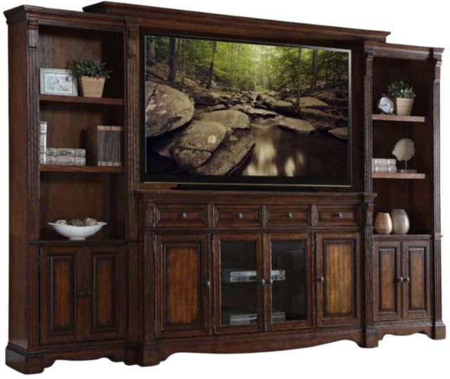 Legends Home Parliament Hazelnut Entertainment Wall-0