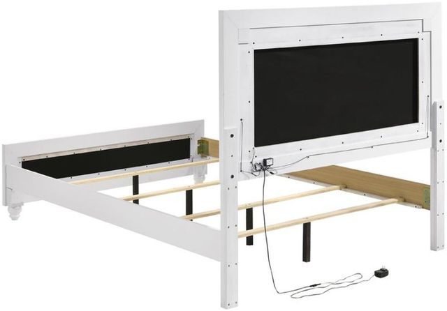 Coaster® Whitaker White California King Upholstered Bed-3