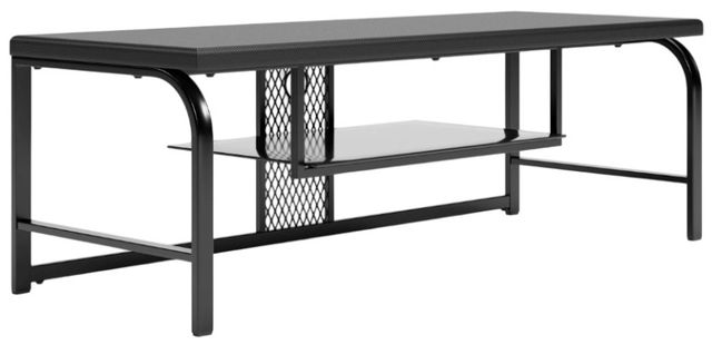 Signature Design by Ashley® Lynxtyn Black TV Stand-0
