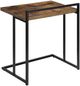 Coaster® Dani Antique Nutmeg Snack Table with Black Metal Frames-1