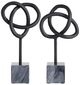 Crestview Collection Knott Black Sculpture-1