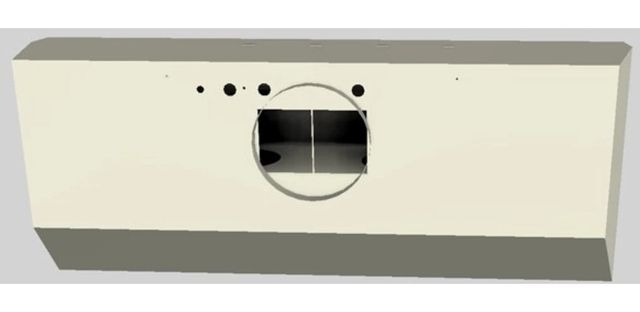 Vent-A-Hood® 48" Biscuit Wall Mounted Liner Insert-1