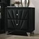 Furniture of America® Carissa Black Nightstand-2