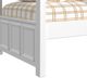 Elements International Hampton Kids White Twin/Twin Loft Bed with Ladder-4