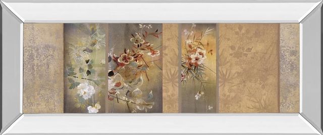 Classy Art Tea Garden Il by Douglas Mirrored Frame Wall Art-0