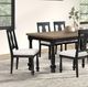 Furniture of America® Neue Mills 7-Piece Black Dining Table Set-1