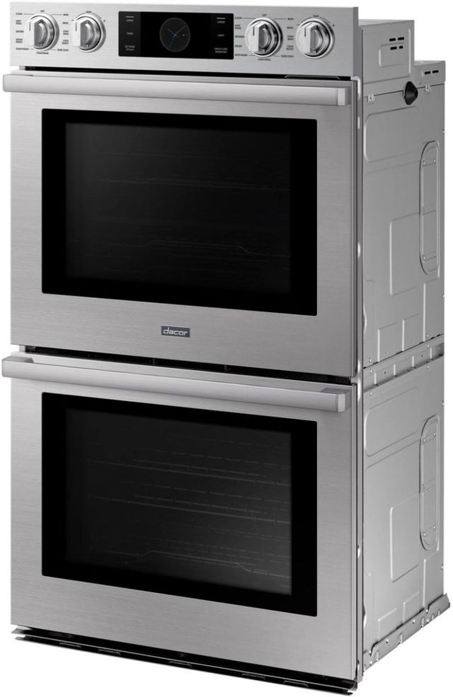 Dacor® Transitional 30" Silver Stainless Steel Built In Double Electric Wall Oven-2