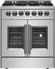 FORNO® Galiano 30" Stainless Steel Pro Style Dual Fuel Range-0