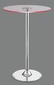 Coaster® Thea Glass Top LED Bar Table with Chrome Base-4