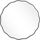 Uttermost® Aneta Satin Black Round Mirror-0
