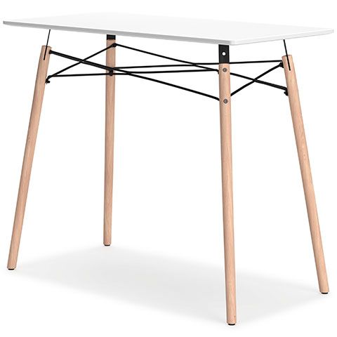Signature Design by Ashley® Jaspeni White/Natural Office Desk-1