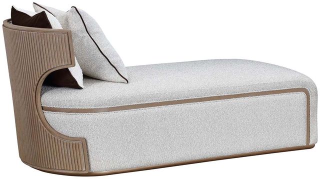 Michael Amini® West Kensington Sea Salt Caramel Chaise-3