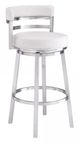 Armen Living Madrid White 30" Bar Stool-0