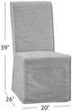 Bassett Mirror Mackie 2-Piece Hempstead Dove Dining Side Chair-5