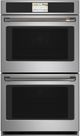 Café™ 27" Brushed Black Two Wall Oven Handle Kit-1