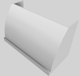 Vent-A-Hood® 48" White Wall Mounted Range Hood-5