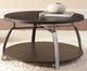 Steve Silver Co. Coham 3-Piece Black Nickel/Brown Occasional Table Set-2