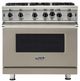Viking® 5 Series 36" Nantucket Pro Style Liquid Propane Gas Range-0