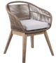 Armen Living Tutti Frutti Truffle Indoor Outdoor Dining Chair-0