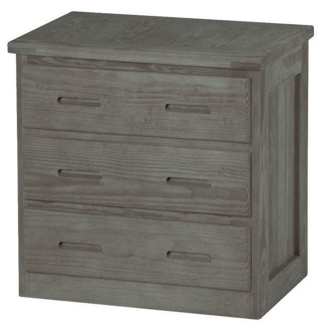 Crate Designs™ Furniture Graphite Chest with Lacquer Finish Top Only-0