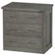 Crate Designs™ Furniture Graphite Chest with Lacquer Finish Top Only-0