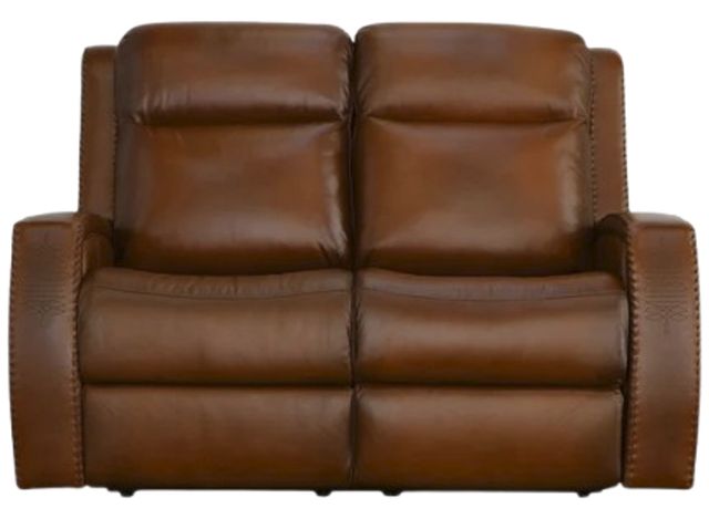Flexsteel® Mustang Rust Power Reclining Loveseat-3