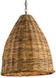 Currey & Company Basket Natural Pendant-0