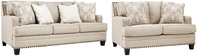 Benchcraft® Claredon 2-Piece Linen Living Room Set-0
