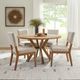 Flexsteel® Millwork 2-Piece Off-White/Umber Dining Side Chair Set-1
