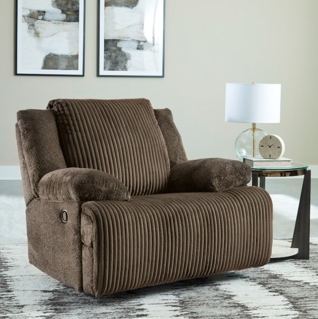 Signature Design by Ashley® Top Tier Chocolate Power Rocker Recliner-2
