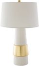 Surya Lolani White Table Lamp-0