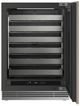 U-Line®  Home Collection 24" 5.1 Cu. Ft. Panel Ready Wine Refrigerator with Solid Door-2
