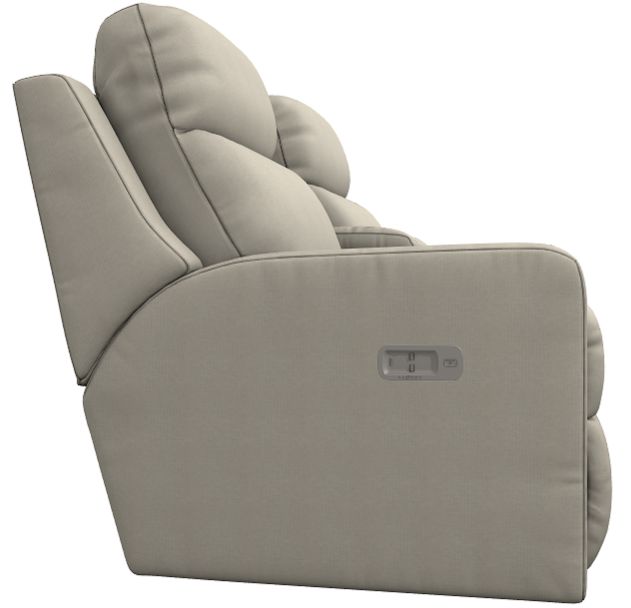 La-Z-Boy® Emmons Natural Power Reclining Loveseat with Console, Headrest, and Lumbar-3