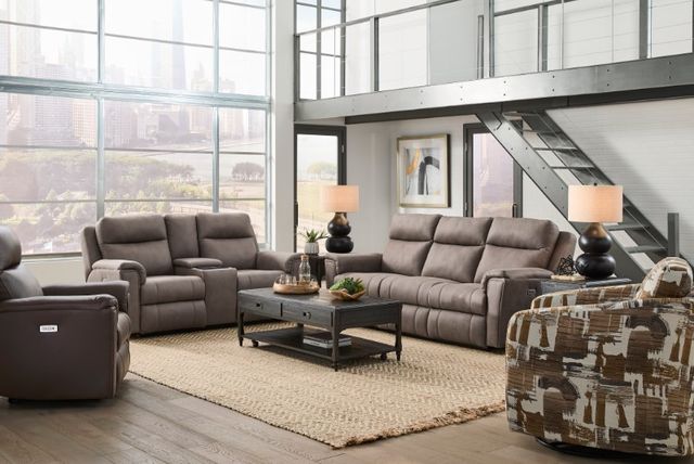 Southern Motion™ Customizable Hamilton Power Reclining Loveseat with Headrest, Console, Hidden Cupholders, SoCozi™ and Zero Gravity Extra-1