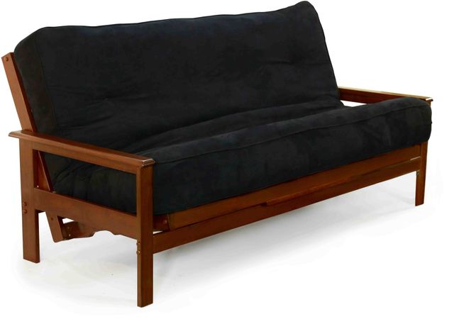 Night & Day Furniture™ Albany Black Walnut Queen Moon Glider Futon-0