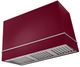 AGA Loge 48" Cranberry Wall Mounted Range Hood with Brushed Brass Trim-0