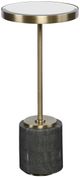 Uttermost® Laurier Glass Top Drink Table with Gray Base-0