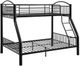 ACME Furniture Cayelynn Black Twin Over Full Bunk Bed-0